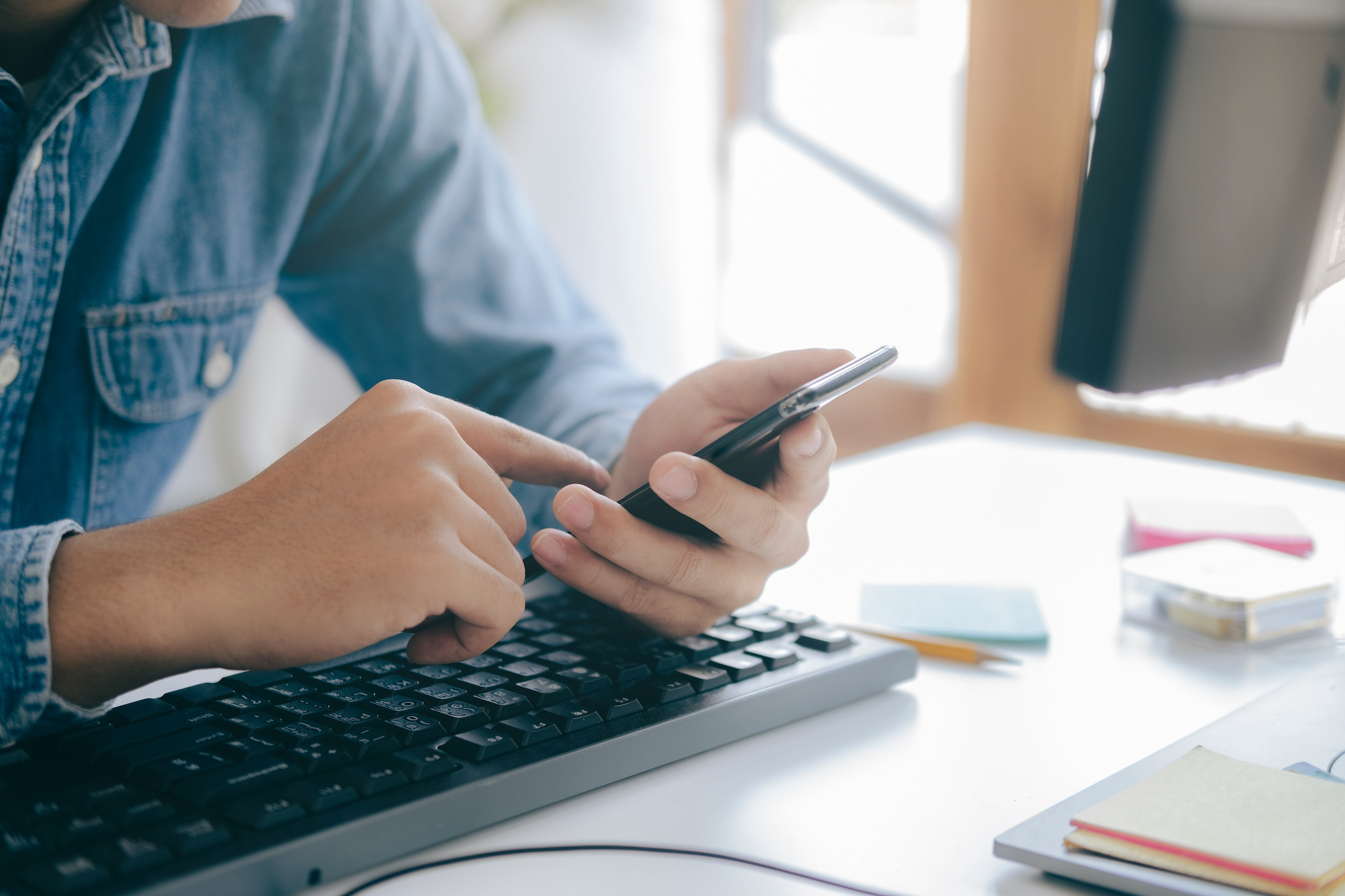 Small business owner reviewing Google Ads performance and lead results